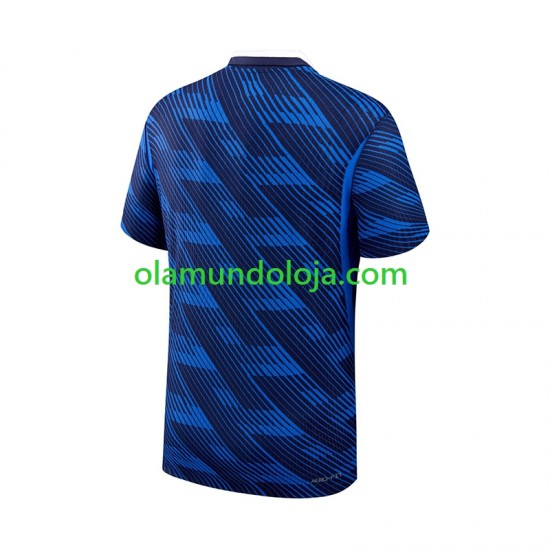 Camisola França Homem Equipamento Primeiro Copa do Mundo 2026 Manga Curta